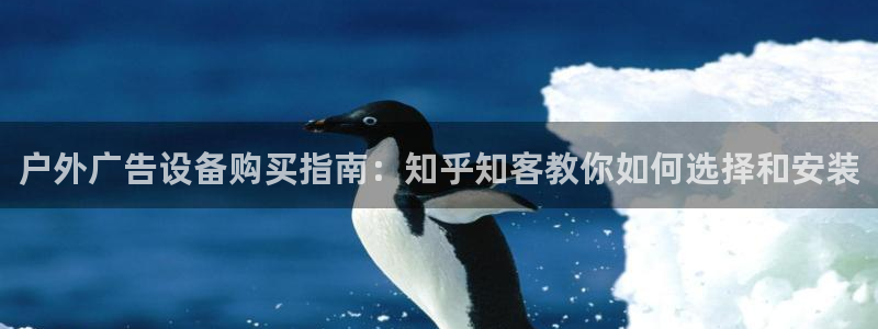 杏宇平台代理多少钱：户外广告设备购买指南：知乎知客教你如何选择和安装