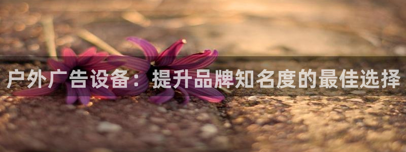杏宇平台主管：户外广告设备：提升品牌知名度的最佳选择