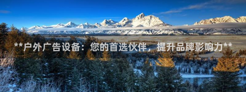 杏宇平台注册地址：**户外广告设备：您的首选伙伴，提升品牌影响力**