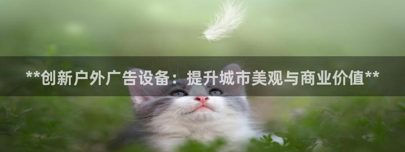杏宇官方平台官网：**创新户外广告设备：提升城市美观与商业价值**