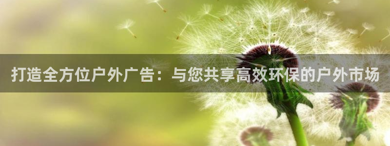 杏宇平台注册地址在哪里：打造全方位户外广告：与您共享高效环保的户外市场