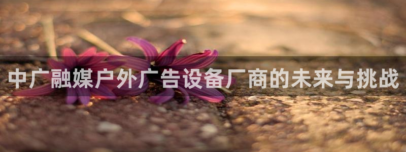 杏宇平台代理怎么样赚钱：中广融媒户外广告设备厂商的未来与挑战