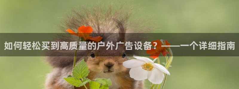 杏宇平台登录步骤是什么：如何轻松买到高质量的户外广告设备？——一个详细指南